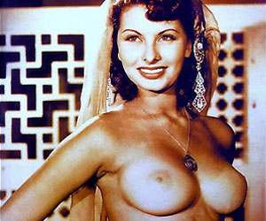 italian movie goddess sophia loren, who won best actress oscar for two women, full frontal nude